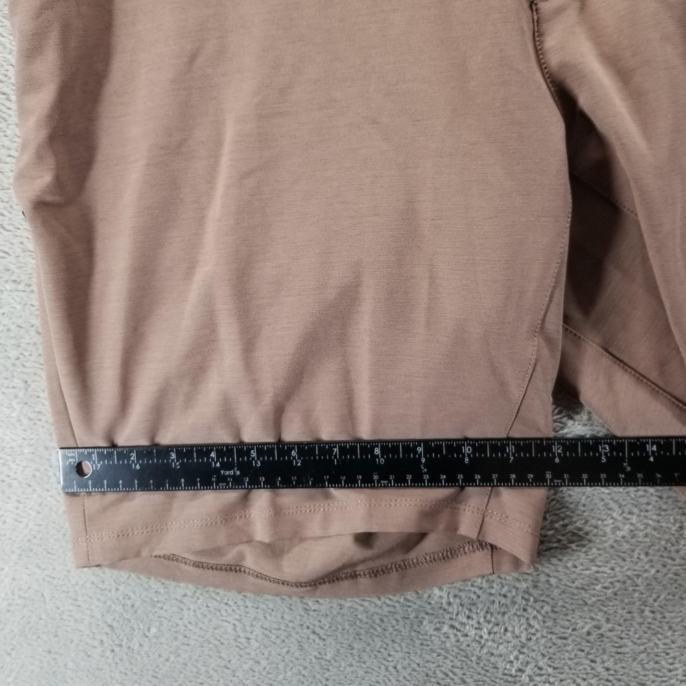 BYLT Premium Basics Shorts Mens‎ 40 Brown Kinetic Chino Stretch 9" Performance - Picture 10 of 12